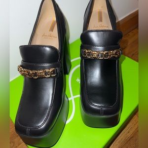 New! Sam Edelman Rowe Platform Chain Loafer
